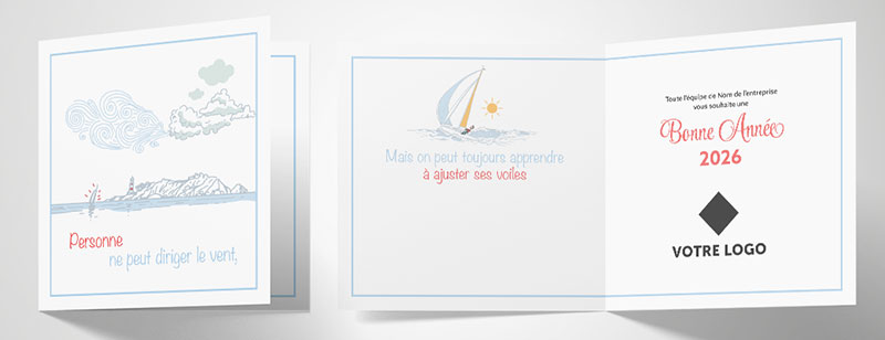 PR38-26 Carte de voeux professionnels bonne année