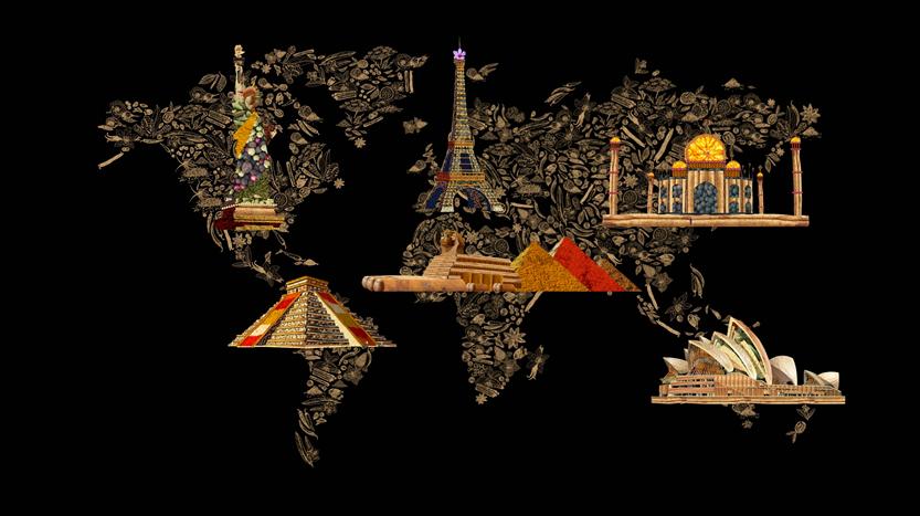 FX184 carte vœux animée internationale