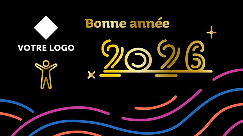 FX78 carte originale voeux professionnels 2025