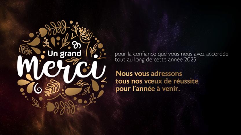 FX100 vœux remerciements confiance