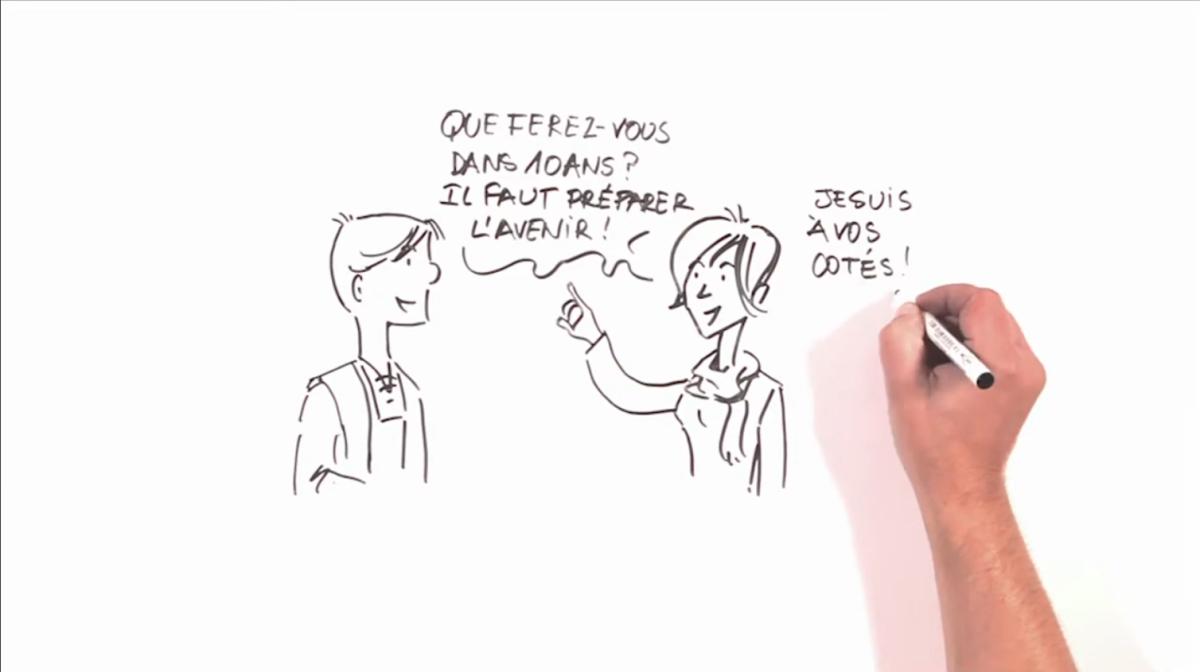 Animation vidéo premier emploi – Banque et assurances