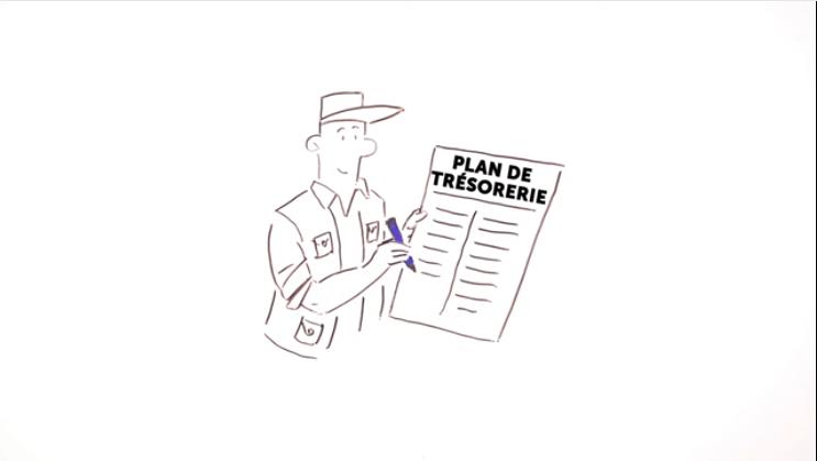 Animation vidéo, secteur banque et assurances – Gestion de trésorerie