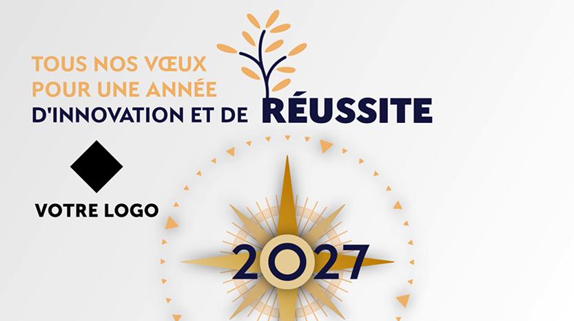 FX135 carte voeux numerique entreprise