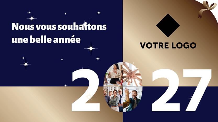 ST157 ecard voeux pour entreprise
