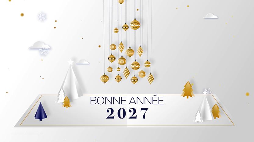 FX189 carte vœux professionnelle mail