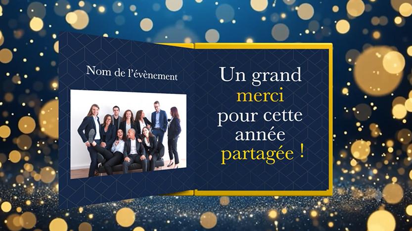 ecard voeux professionnels album photo retrospective videostorytelling