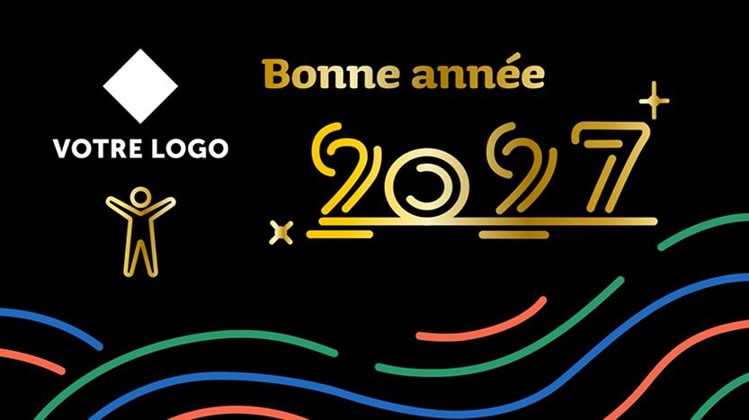 FX78 carte originale voeux professionnels 2027