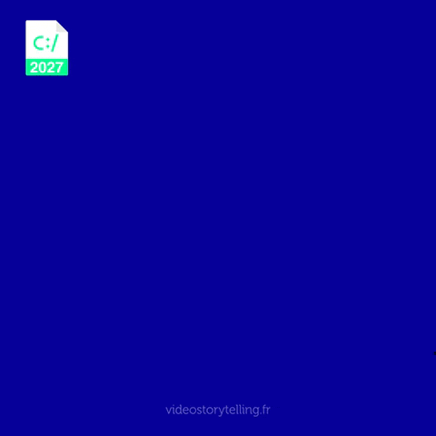 GIF ST1 - Bonne année 2027 personnalisé avec votre logo - 240,00 € HT seulement !