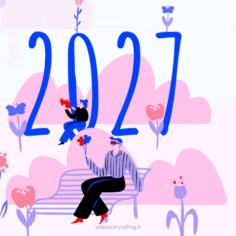 GIF ST9 - Bonne année 2027 personnalisé avec votre logo - 240,00 € HT seulement !